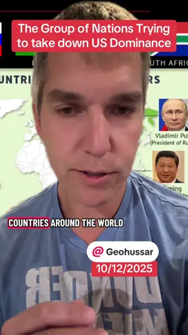 The group of countries trying to take down US 🇺🇸 dominance 🔻🔻watch for context🔻🔻 @GeoHussar  @GeoHussar  @GeoHussar  #brics  #economy  #currency  #news #learn 