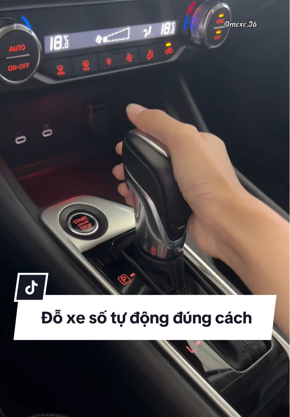 Phương pháp đỗ xe ô tô số tự động đúng cách #kienthucoto #kienthucxehoi #tipcar #mexe36 