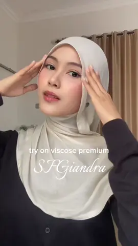 try on another viscose hijab from @SFgiandra #viscosehijab #pashminaviscose 