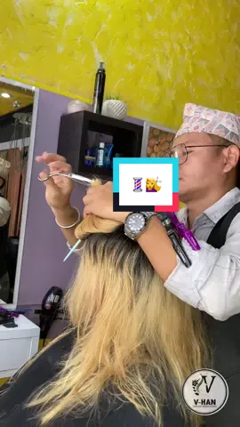 Visit us for different hair services ❤️ #fyp #vhanunisexsalon #dharanmuser #hairsalon #goviral 