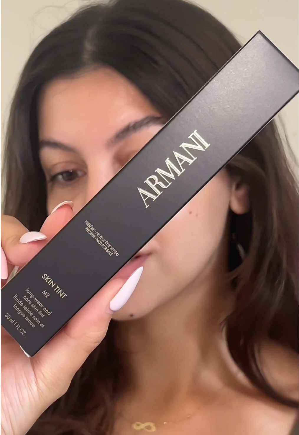 a skin tint that actually looks like skin — @Armani beauty  understood the assignment. #fyp #armanibeauty #armaniskintint #makeup 