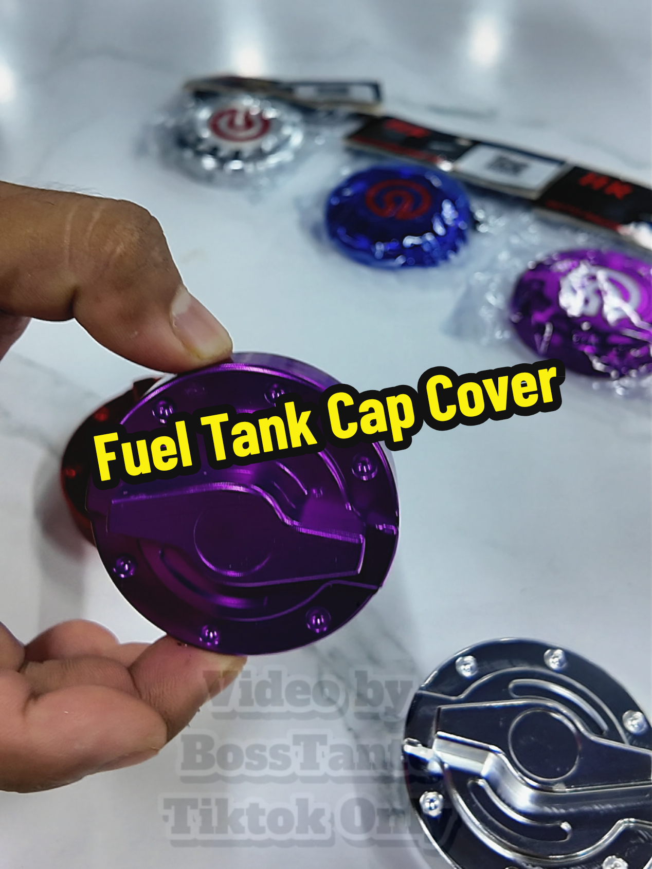 1 pcs universal fuel tank gas cap for motorcycle full CNC #motorcycleaccessories #bosstante #fueltankcap #motorcycle #fueltankcapcover 