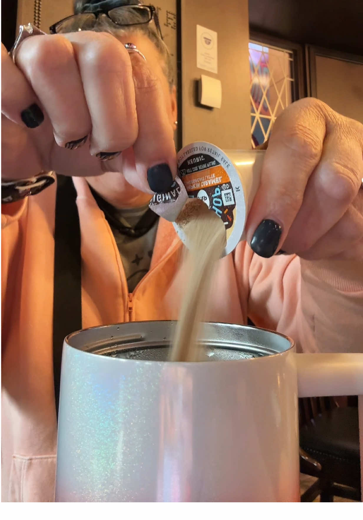 All you need is some hot water to be enjoying a pumpkin caramel cheesecake latte in less than a minute. Absolutely delicious. I discovered this flavor last fall and when it just restocked I grabbed the 60 pack. It comes in boxes of 10 so you can easily take some along to work or on any trips to enjoy away from home as well. #TikTokShopCreatorPicks #warmupfortheholidays #TikTokShopBlackFriday #TikTokShopCyberMonday 