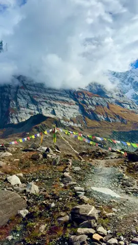🚶‍♂️walking my way to 4190m!  📌 North ABC 🏔️ #northabc #annapurnabasecamp #annapurnacircuit #northannapurnabasecamp #fyp 