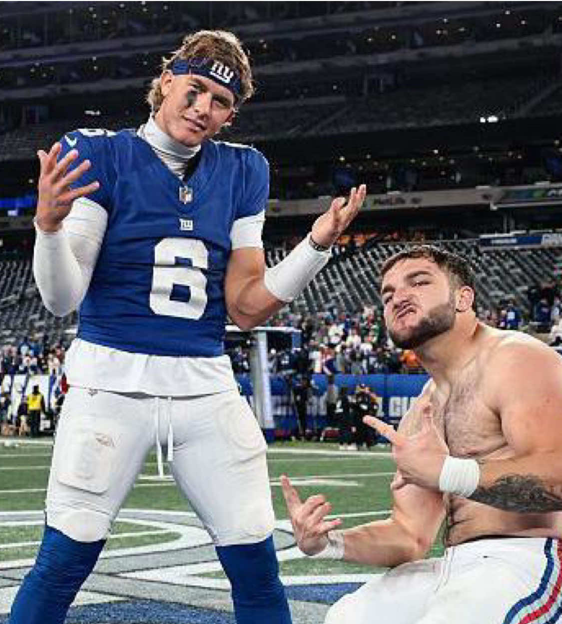 Jaxson Dart and Cam Skattebo are one of the best rookie qb and rb duo // Will the Giants be a playoff contender this year? // #Godlovesyou #jaxsondart #camskattebo #fyp #blowthisup @Jdart @New York Giants 