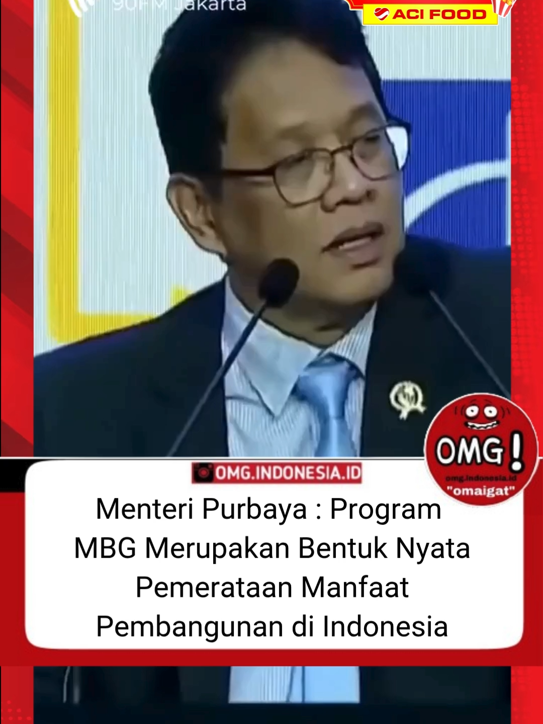 Menteri Purbaya Yudhi Sadewa: Program Makan Bergizi Gratis (MBG), yang menjadi salah satu program unggulan Presiden Prabowo Subianto, merupakan bentuk nyata dari pemerataan manfaat pembangunan di Indonesia. Cr : Heraloebss . . . .. Capek kerja eh laper mulu tapi males masak? Mending pesen makanan lewat ACI Ojek Online, gak perlu banyak pesen makanan untuk dapat harga murah. ACI Food mau pesan 1 makanan aja murah poolll, gratis ongkir lagi! #ACIfood #ACIfoodmurah #ojekonlineACI #ojolACI