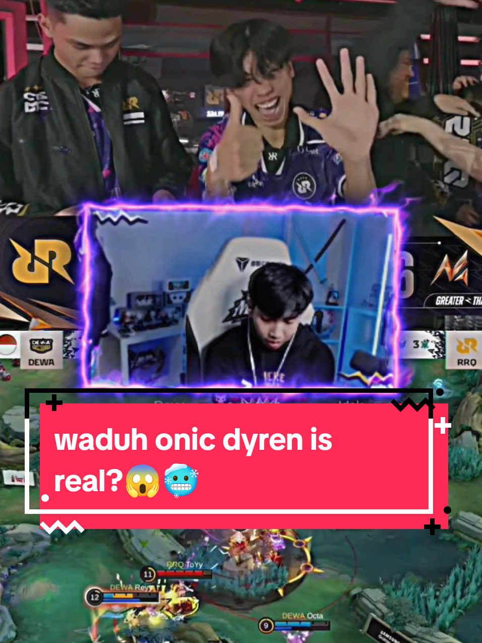 waduh onic dyren dan onic Skylar akhirnya bersatu kembali😱🥶#onicskylar#rrqdyren#9embiraMabar #TiupLilinBarengFanny #MLBBIDCreator