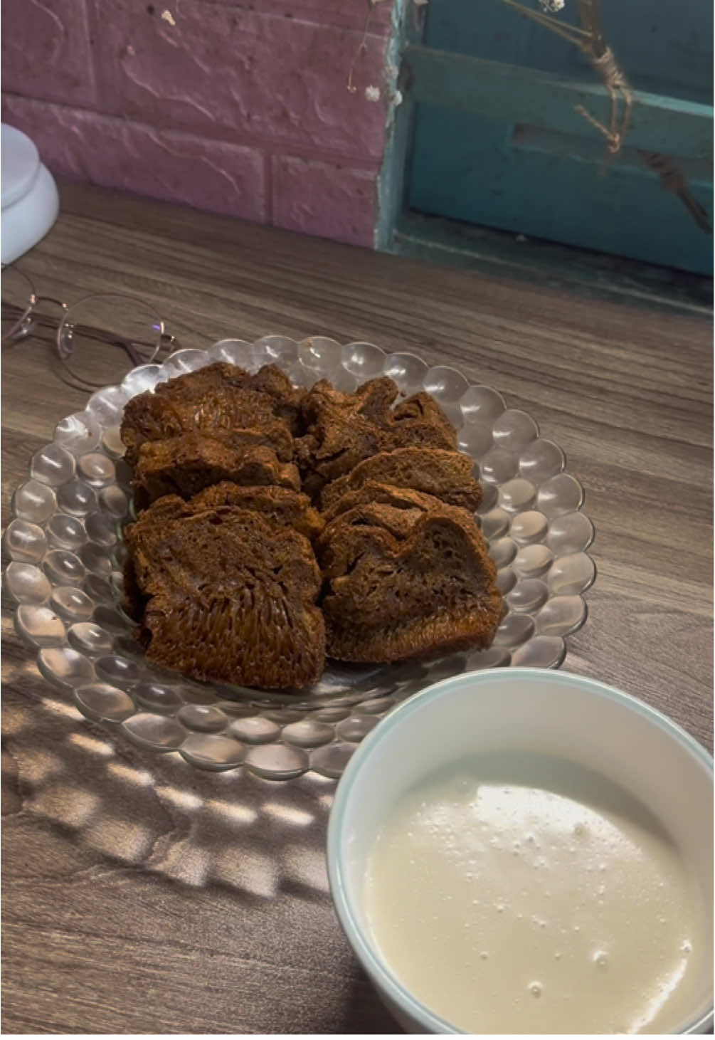 Bánh bò thốt nốt 👩‍🍳 #cook #baking #nocqihocy #lambanh #fyp 