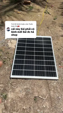 Trả lời @Tuấn Anh 94🇻🇳 TẤM PIN NĂNG LƯỢNG MẶT TRỜI MONO 100W 18V #tampinnangluongmattroimono #tampinnangluongmattroi #tamnangluongmattroi #nangluongmattroi #thanhtaomientay 