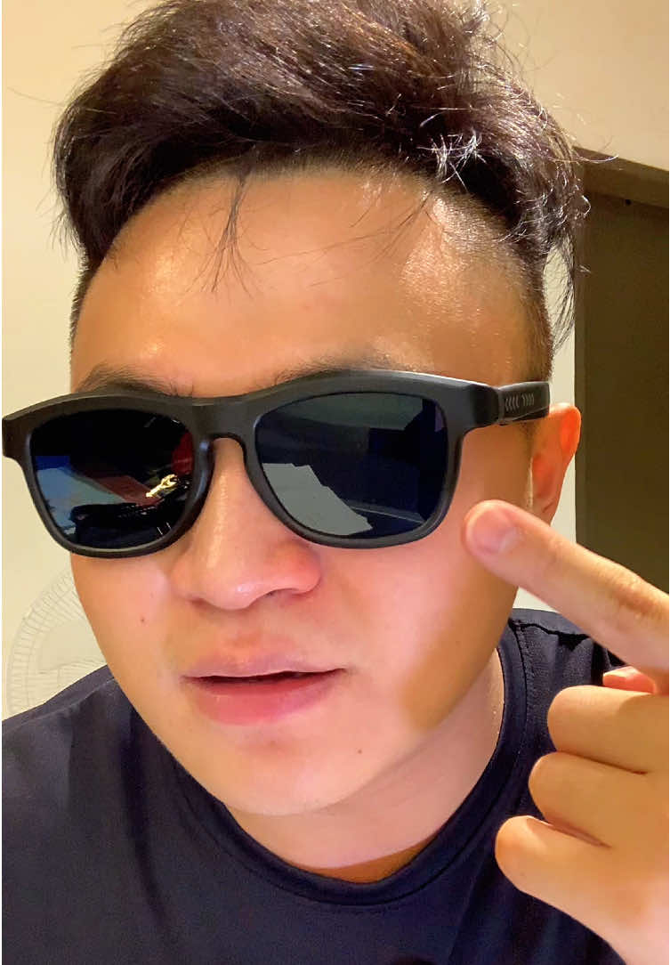 Cermin mata pintar. Boleh jawab call lagi. Sedap pakai. #sunglasses #bluetoothsunglasses #cerminmatahitam #cerminmatapintar #cerminmatabluetooth 