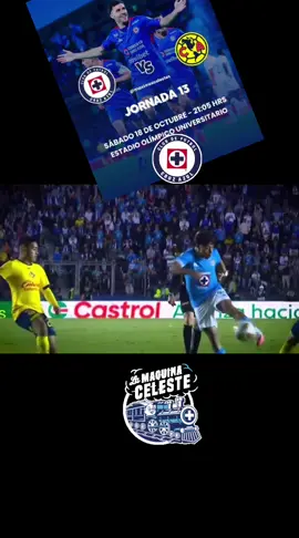 #💙💙💙💙  #cruzazulfc💙🚂  El partido entre Cruz Azul y América correspondiente a la jornada 13 del Torneo Apertura 2025 de la Liga MX tendrá lugar el sábado 18 de octubre a las 21:05 horas tiempo del Centro de México; en el Estadio Olímpico Universitario.