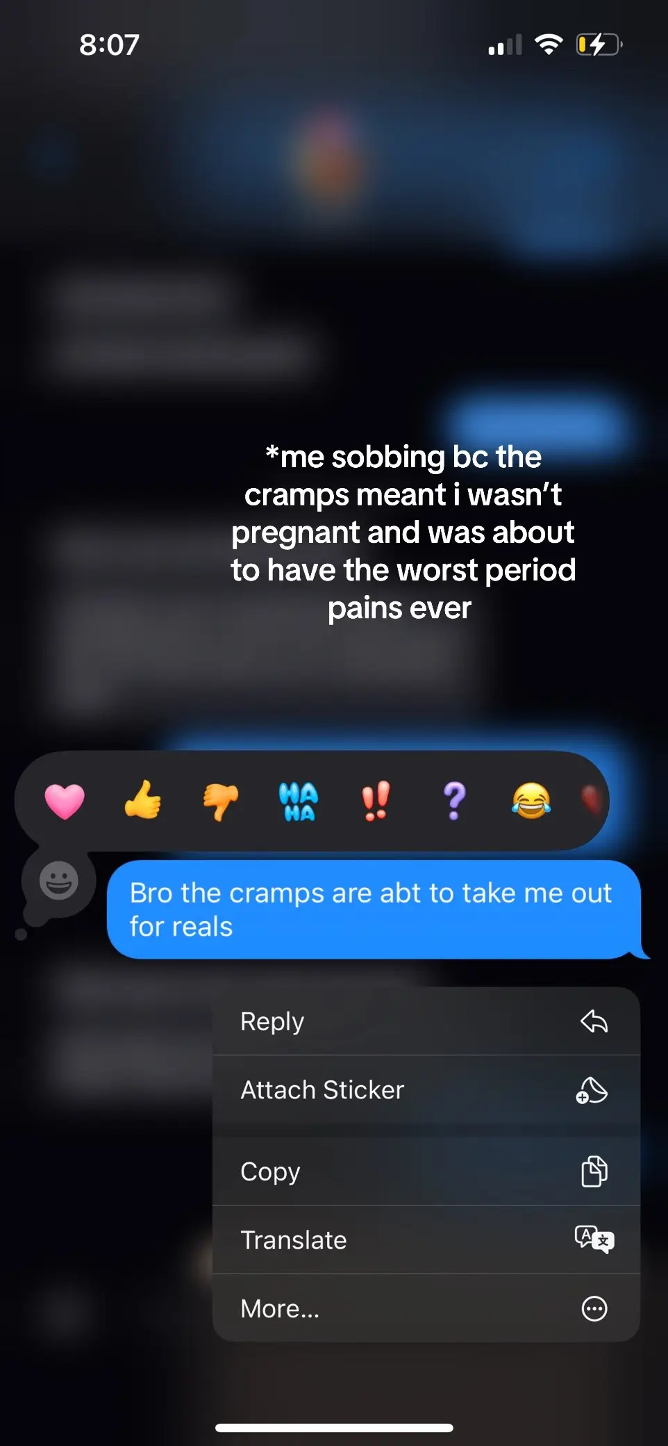 honestly SO HAPPY but why did I have to cramp so bad for the first 10 weeks #pregnancy #pregnancysymptom #cramps #fypシ 