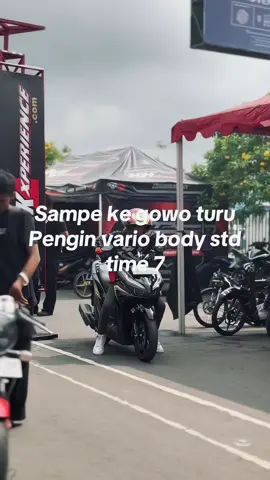 Brani tampil beda🤘#platktstyle #vario125 #blackdragbike 