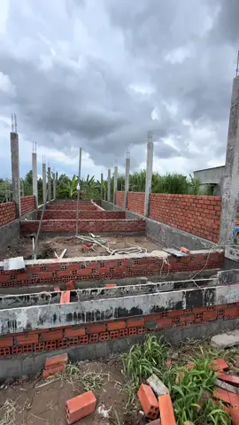 Tiến độ mẫu nhà cấp 4 hiện đại #xaynhatrongoi #xaynhadep #xaynhatrongoimiennam1 