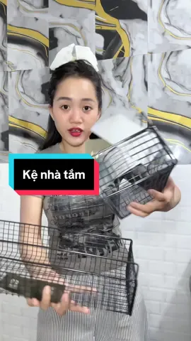 Combo 2 kệ nhà tắm tiện lợi #cotrangvlog19 #kệ #kenhatam #kenhatamdantuong #kenhabep 