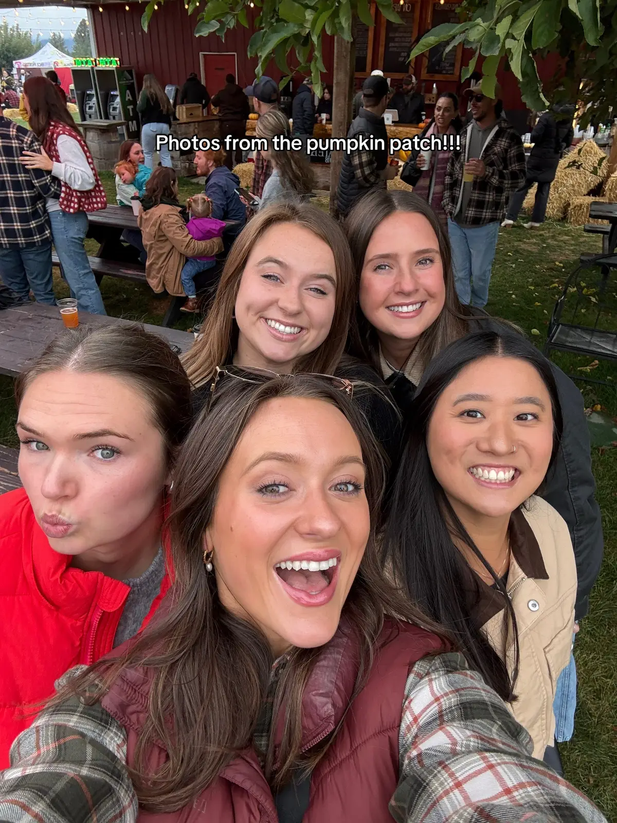 The best way to spend a Saturday! @Kathleen @Sydney Thompson @Emma @bella faccone @Sydney #autumnaesthetic #pumpkinseason #pumpkinpatch #photodump #friends 
