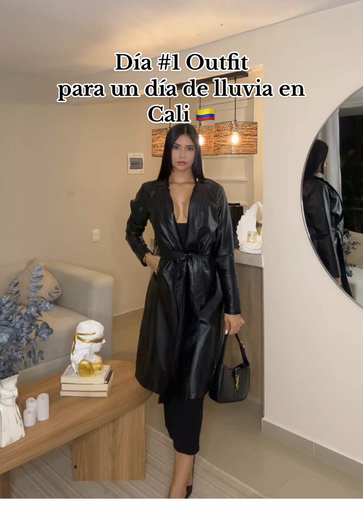 Día 1 de outfit , viviendo en una ciudad con clima caliente, aprovechamos a usar abrigo, por qué el friecito lo amerita !✨🌟 ^#outfitideas #outfit #moda #fashion #fyp 