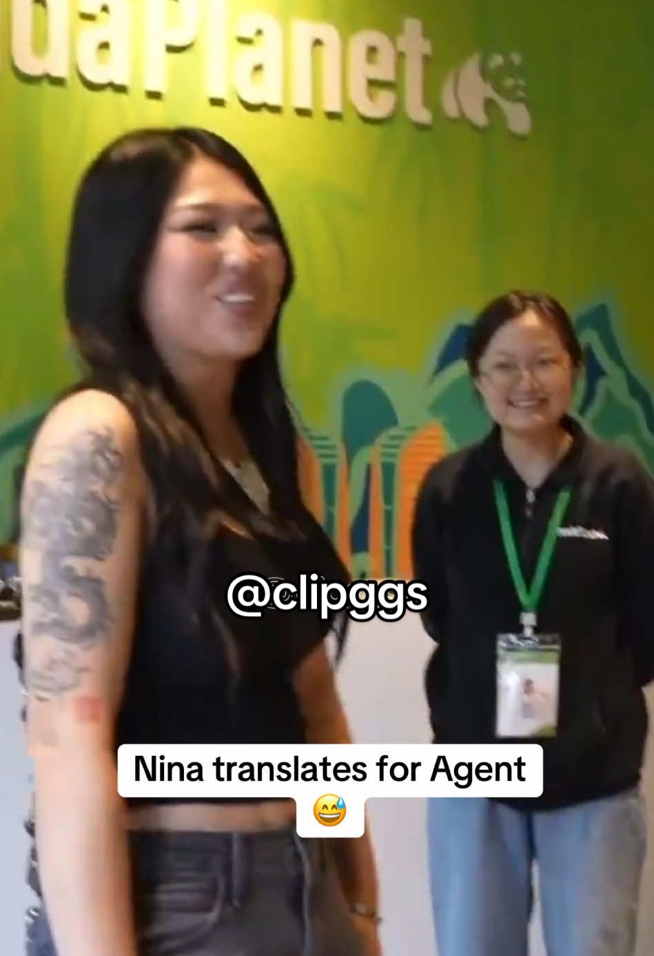 Nina translates for Agent 😅 @Nina Lin @Agent  #fyp #nina #agent #trending #viral 