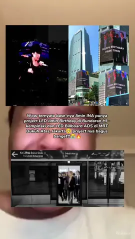 Yang gk sempet liat di bundaran Hi. Msh ada yg dukuh atas, Hari ini all day! (cr x by @PJM_INA) #jimin #jiminbirthday #bts_official_bighit #army #fyp 