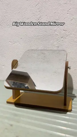 Finally found this aesthetic wooden mirror ang mura lang! #woodenmirror #woodenmirror360degree #mirror 