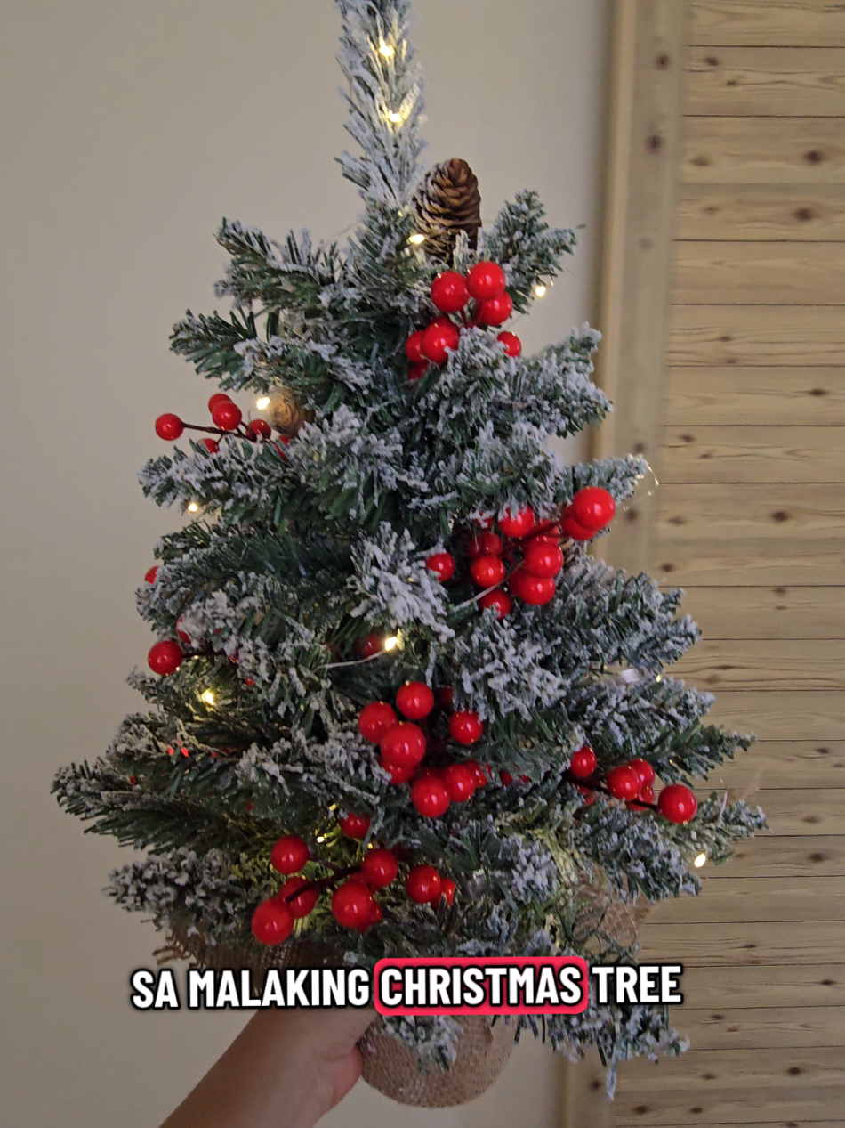 Mini Christmas tree #minichristmastree #tabletopchristmastree #christmastree #snowchristmastree 