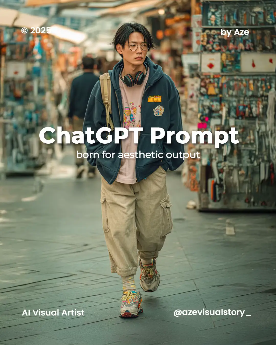 Strong visuals start with a precise prompt. Not just words, but a creative direction written like an editorial brief. Four looks, four identities, one goal: turning prompts into visual language. If you’re into cinematic fashion and street-style aesthetics, stay here. This is just the start. #ChatGPTPrompt #AestheticVisuals #PromptDesign #FashionEditorial #VisualDirection