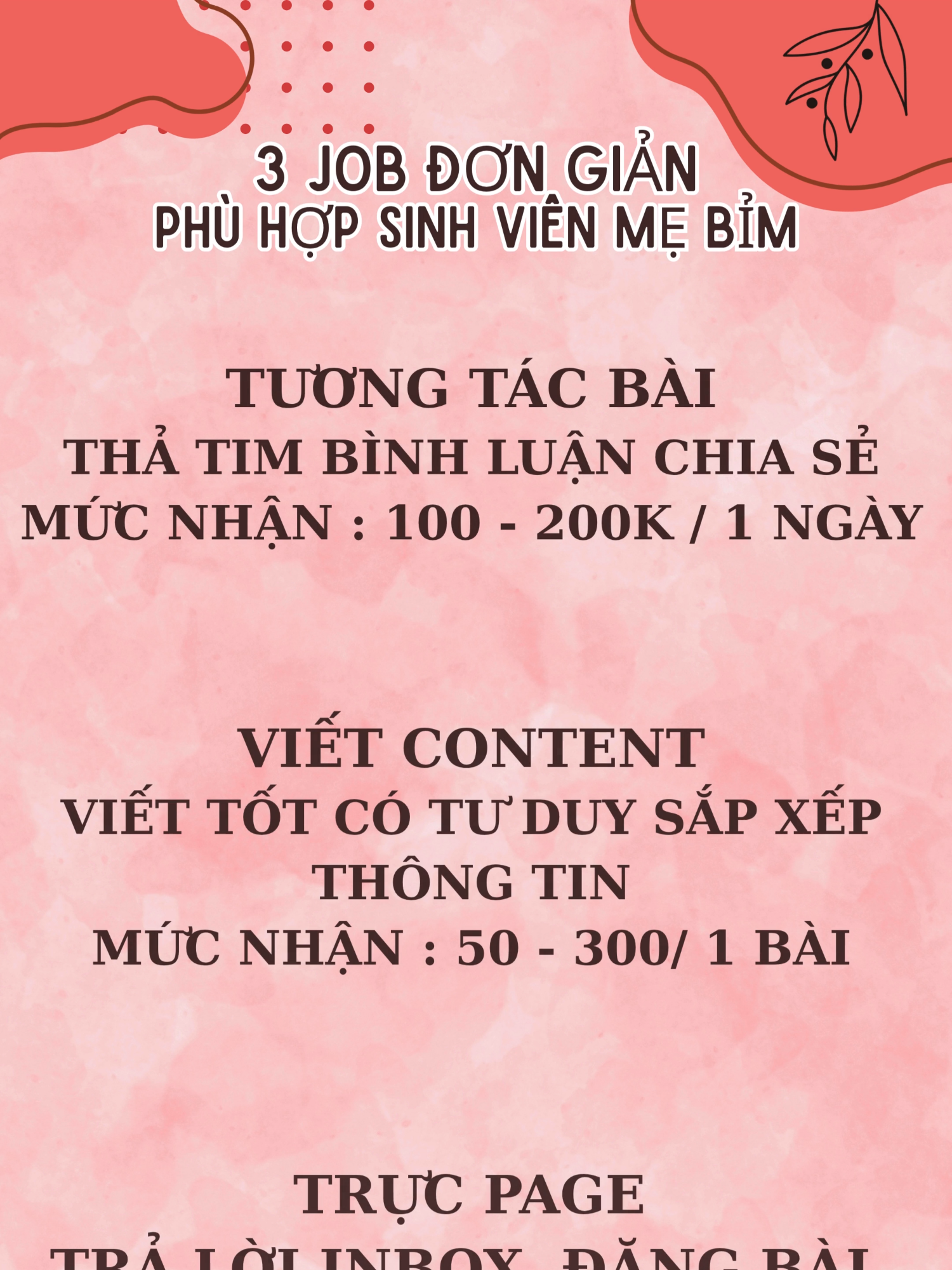 3 JOB PHÙ HỢP CHO SINH VIÊN MẸ BỈM KHÔNG CỌC KHÔNG PHÍ #pypシ #tuongtac #nhaplieu #lamviectainha #congvieconline #govanban