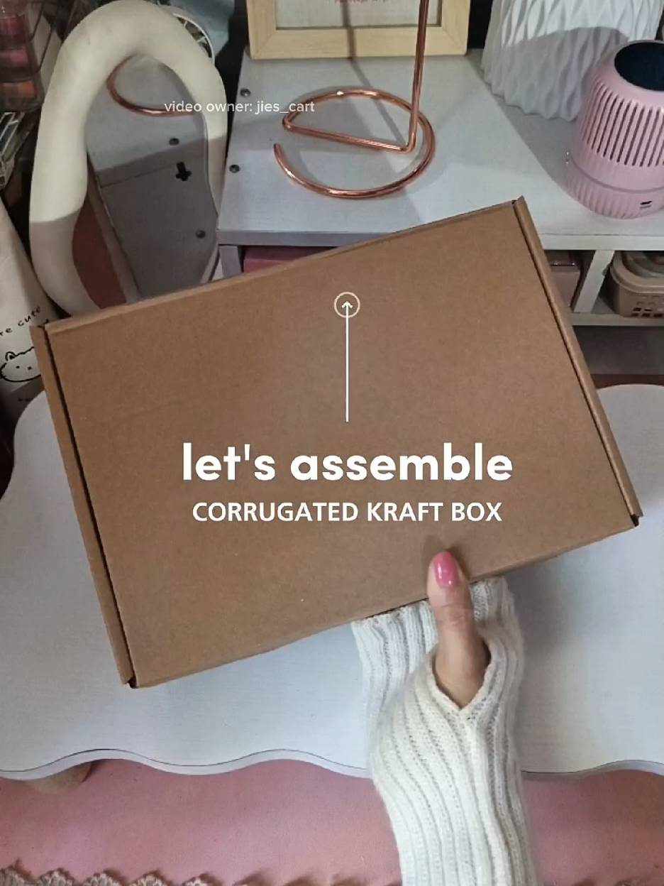 RG Box Kraft Mailer Box 10pcs corrugated KRAFT box  #corrugatedbox #kraftbox #kraftboxes #kraftboxespackaging #kartonbox 
