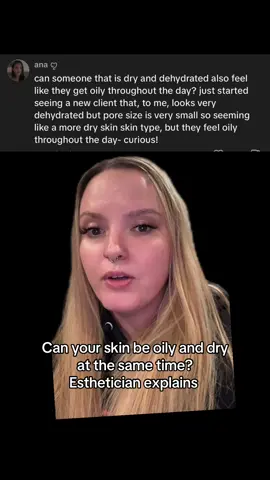@ana ꨄ︎ hope this helps! #esthetician #soloesthetician #skincare #dryskin #oilyskin 
