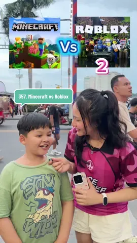357. Minecraft vs Roblox 🤨 👉🏼 Jersey from @ahsoraworldofficial   #foryoupage #ម៉ារីកា #maarika #entertainment #CapCut 