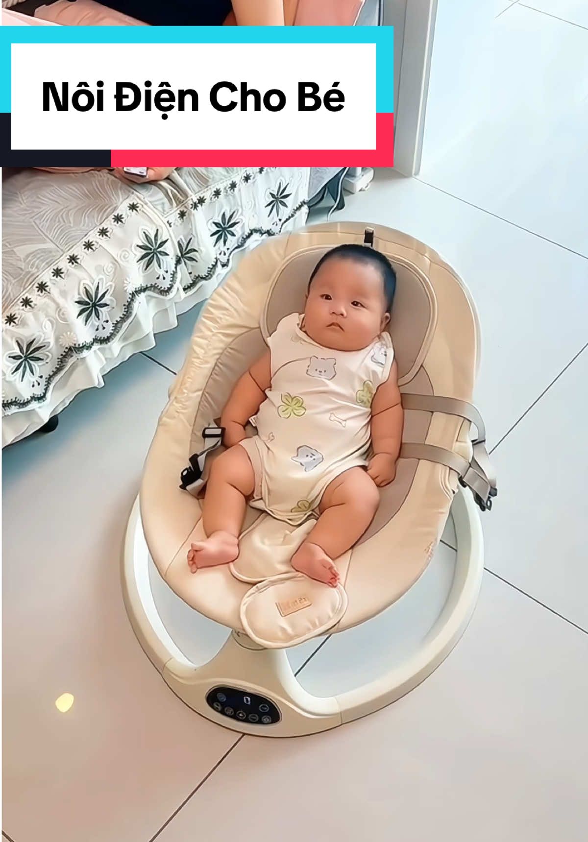 Nôi điện tự động cho bé #giadinhbinne #noidienchobe #noidientudongchobe #xuhuong #reviewmevabe 