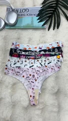 These Halloween thongs are the cutest fall discovery! 🎃 The seamless design feels like wearing nothing at all, and the festive prints make everyday wear so much more fun! #TikTokShop #ForYou #FYP #spotlightfinds #spotlightfashion #fyp #dealsfordays #giftfromtiktokshop #tiktokshop #halaratiktokshop #fashiontiktok #luminous #ttshop #fashionfinds #OOTD #quality #girls #feelinggirl #fypage #fypシ゚viral #fyppppppppppppppppppppppp #foryou #foryoupage #forya #fallfreshness #falli #womenfashion #HalloweenThong #SeamlessComfort #FestiveUnderwear