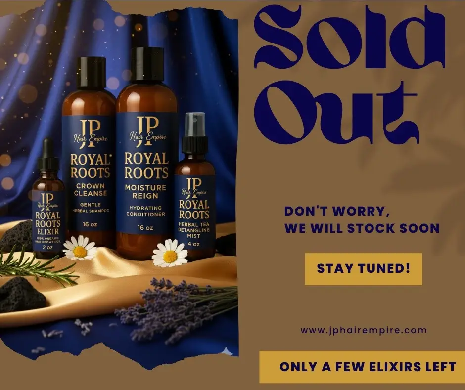 The Royal Roots Collection is officially gone, Queens! 💙 Y’all showed up, showed love, and made it happen 🌿 📦 Orders start shipping tomorrow, your orders are on the way 👑 Thank you for believing in JP Hair Empire 💫 #royalroots #fyp #jphairempire #blackownedbusiness 