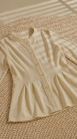 Vana Blouse - Atasan Peplum Fit Body Knit - Blouse Lengan Panjang Wanita #outfit #blousewanita #rekomendasi #viral #fyp 