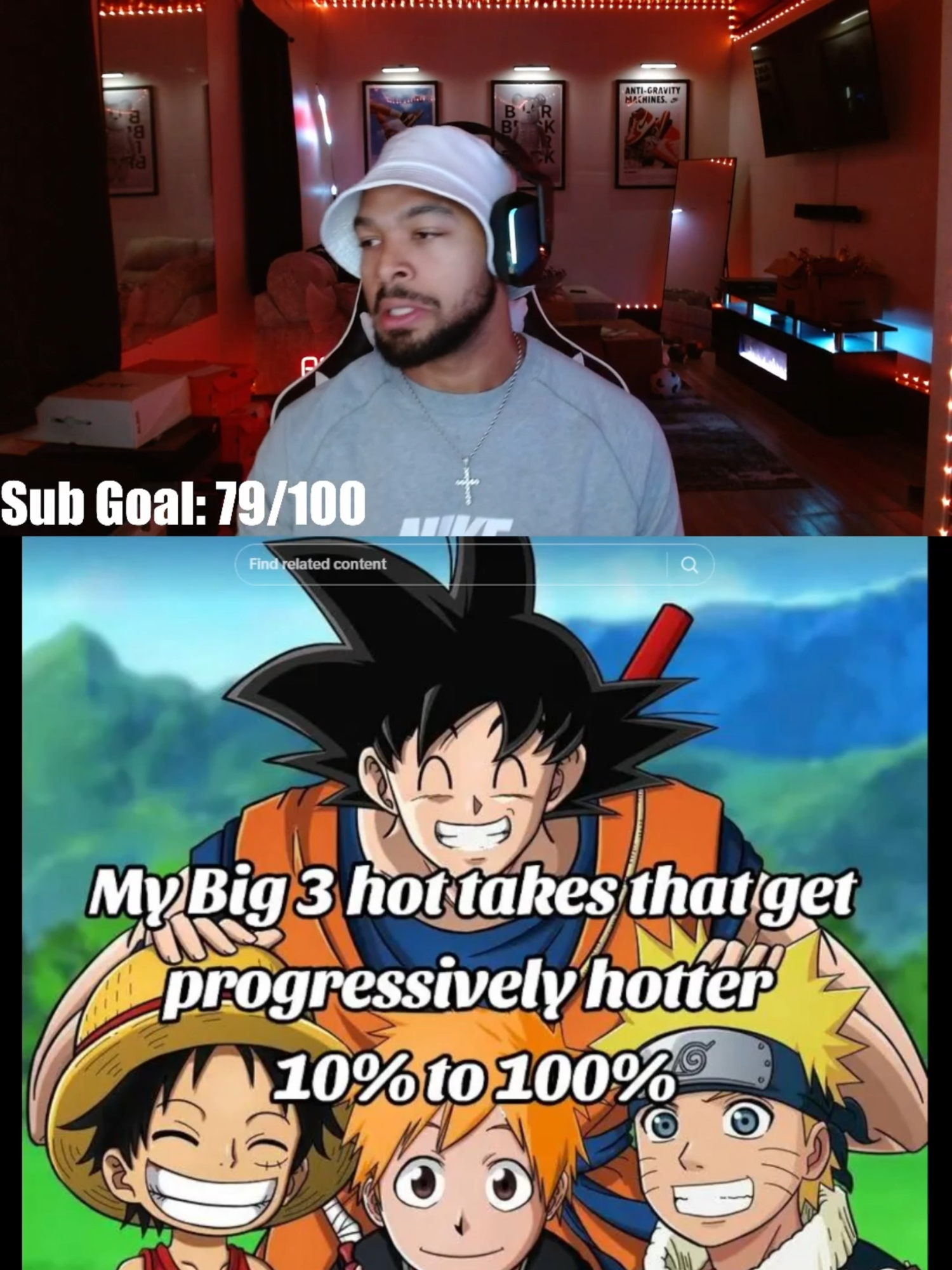 BIG 3 HOT TAKES! PT.3 #fyp #anime #animetiktok #viral #reggiewill