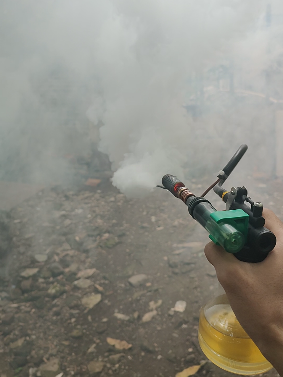 Alat Fogging Nyamuk Portable.  #tiktok #foggingmini #capcut  #fypシ゚ 