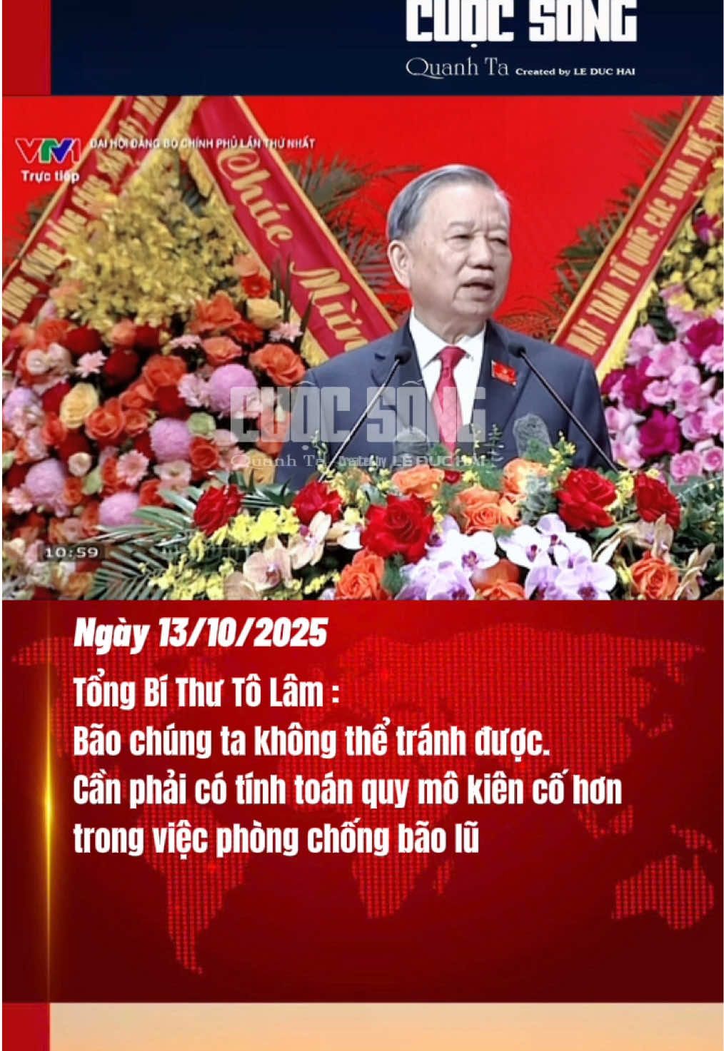 Sáng 13/10, tại Hà Nội, Đại hội Đại biểu Đảng bộ Chính phủ lần thứ I, nhiệm kỳ 2025 - 2030 chính thức diễn ra với sự tham dự của 453 đại biểu chính thức, đại diện cho trên 209.000 đảng viên, thuộc 2.211 tổ chức cơ sở đảng trong toàn Đảng bộ Chính phủ. Tổng Bí thư Tô Lâm tới dự và phát biểu chỉ đạo. #cuocsongquanhta #tintuc #lulut #chinhphu #tongbithutolam  