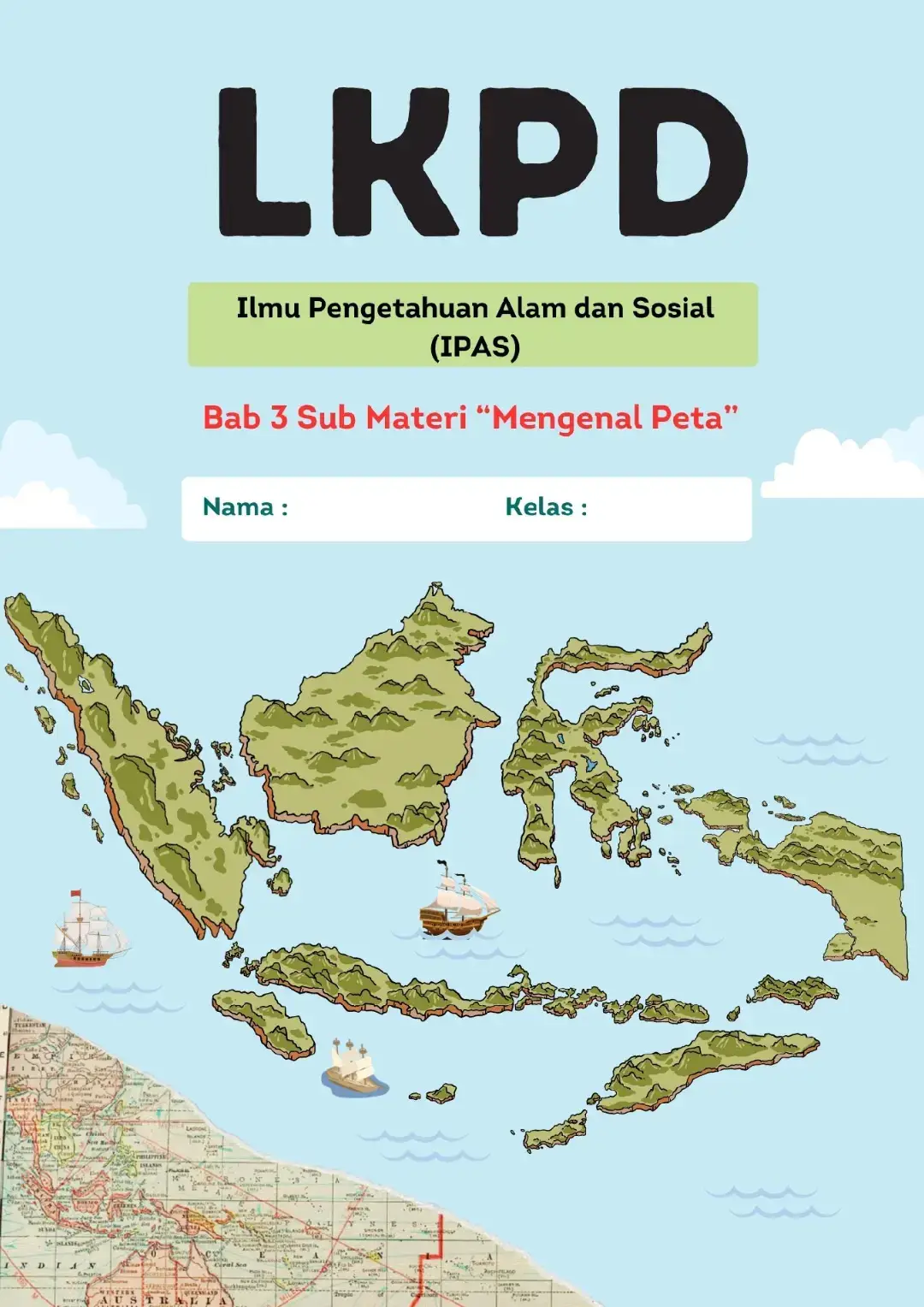 LKPD Ipas Bab 3 Mengenal Peta #fyp  #cikgutiktok #ipas  #lkpd 