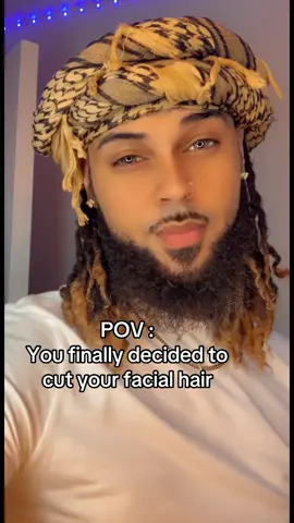 Growing it back soon 😅 #fyp #fye #beard #transformation 