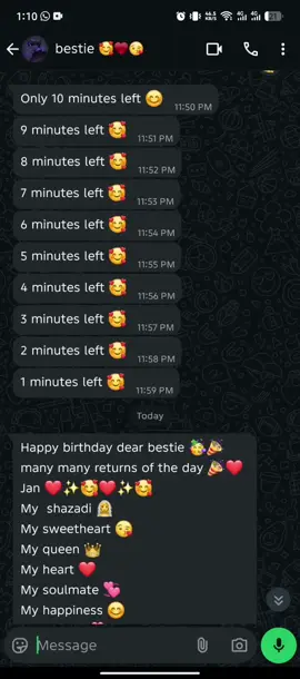 thank you so much 😊 ♥️🎂meri birthday ko special banany k liye 🥹✨💖