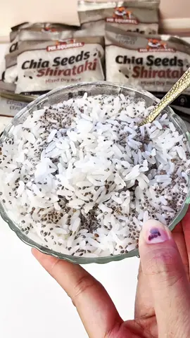 Shirataki rice with chia seeds is perfect for weight management and digestion  #shiratakirice #healthyfood #wellnessjourney #healthylifestyle #healthyrice 
