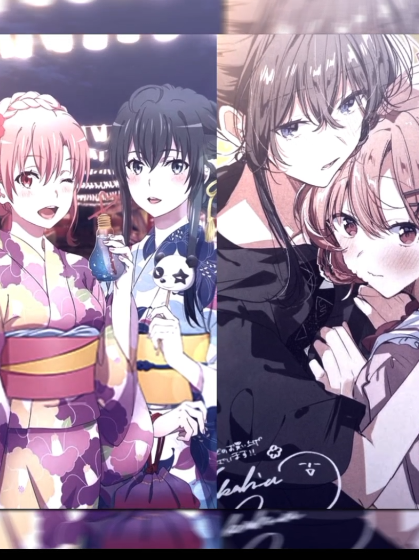 kembar beda jalan😹#yuri #asanagiyori  #yuigahamayui #yukinoyukinoshita #kinohimari 