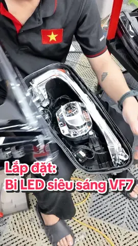 Quy trình lắp đặt bi LED siêu sáng VF7 #dubaicare #vf7 