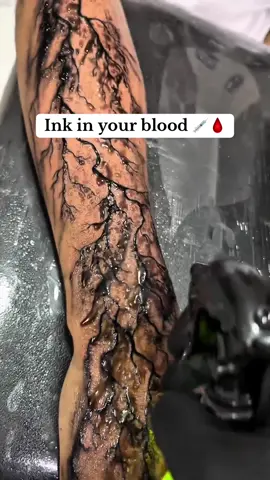 Love your ink longer! Find the perfect sunscreen in our bio link.👌🔗 Ink that flows like blood. Realistic lines that pulse with life beneath the skin. 🔴🩸 🎥mmdtattoo1 Credits to respective owner (DM for removal) #ideas #tattoo #tattoos #tattooartist #tattoolover 