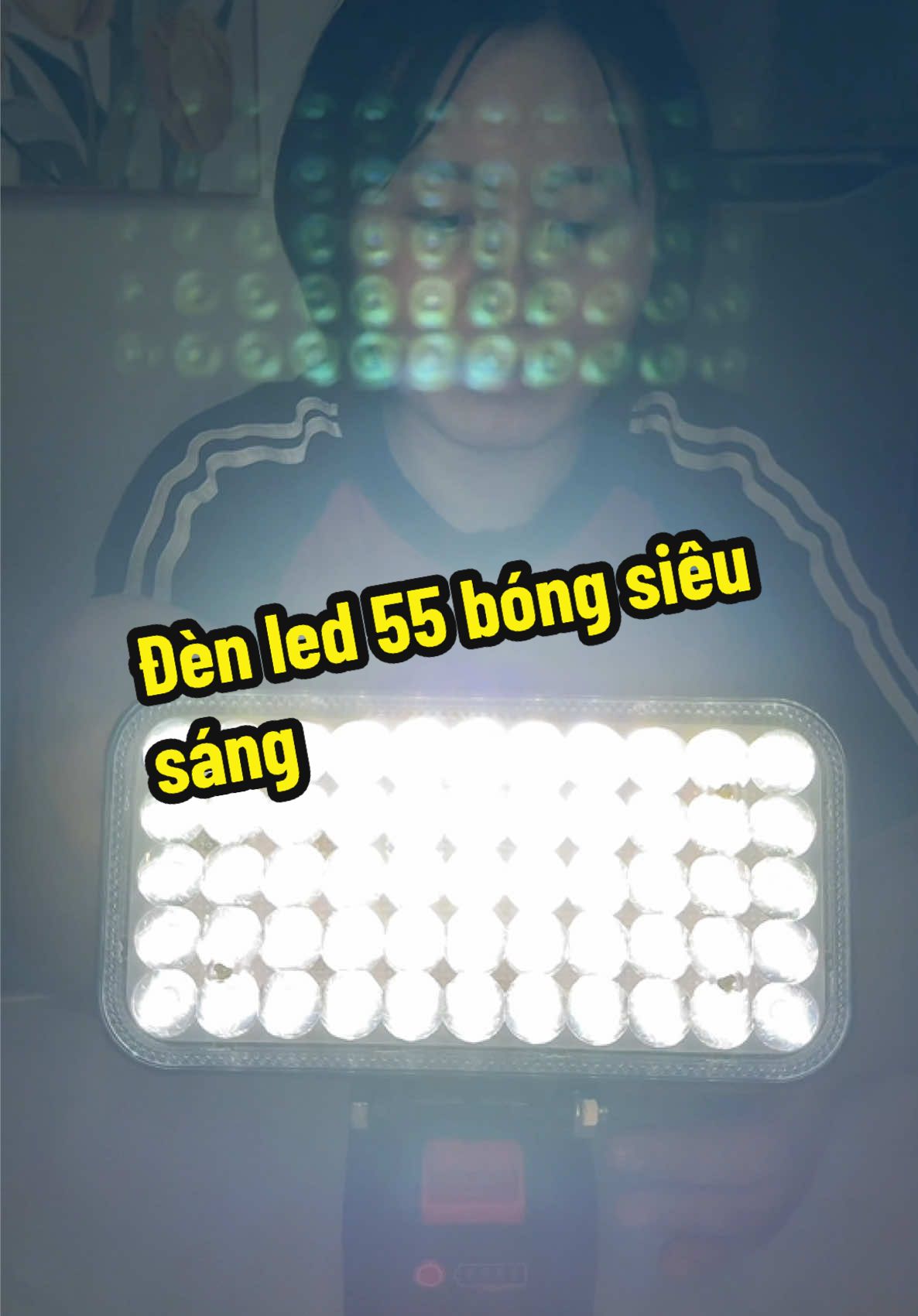 Đèn led 55 bóng siêu sáng #denled #denledsieusang #nabeodaily 