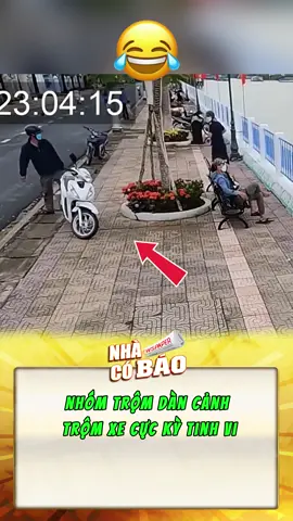 Dàn cảnh trộ.m xe quá tinh vi và cái kết không tưởng! #fyp #viral #tromcap #tromxemay #tromcuop 