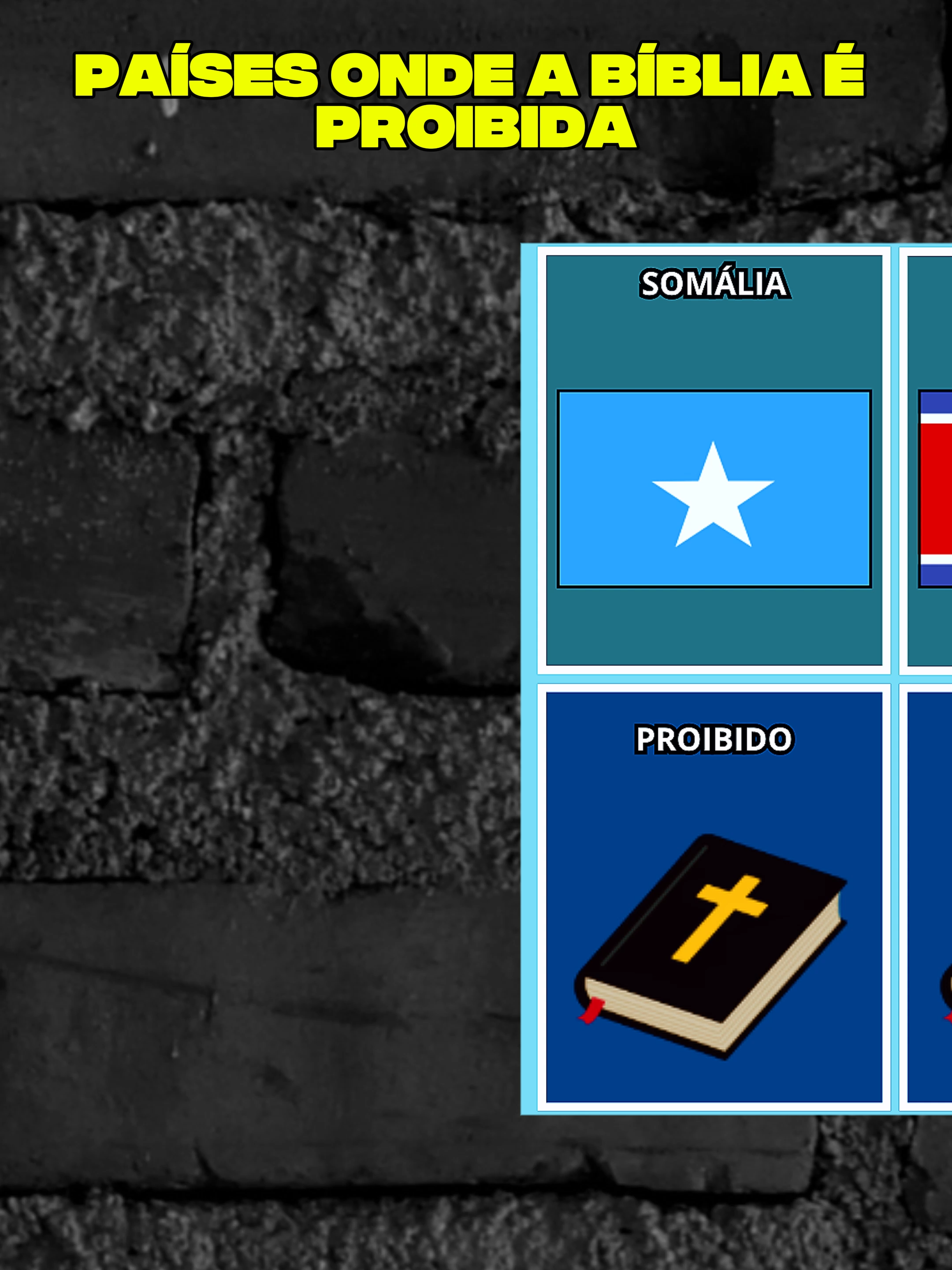 Países onde a Bíblia é proibida #biblia