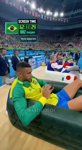 Brasil no topo do pódio. Marca aí o amigo que levaria o ouro fácil… 🤣 #sora2 #inteligenciartificial #viralreels #olimpiadas #veo3 