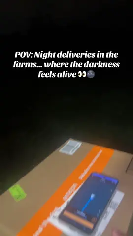 POV: Night deliveries in the farms… one step away from calling it a haunted shift 😭📦👻  . . . . . . . . . . #amazon #AmazonLife #amazonfinds #geddiamazondi #prime 