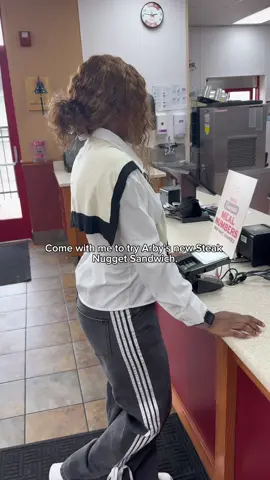 Come with me to Arby’s☺️I tried this new Steak Nugget Sandwich and… wow ✨ @Arbys   #arbyspartner #SteakNuggetsandwich #arbys #ad